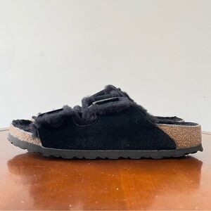 Birkenstock Arizona Shearling Wool Sandals | EU 38